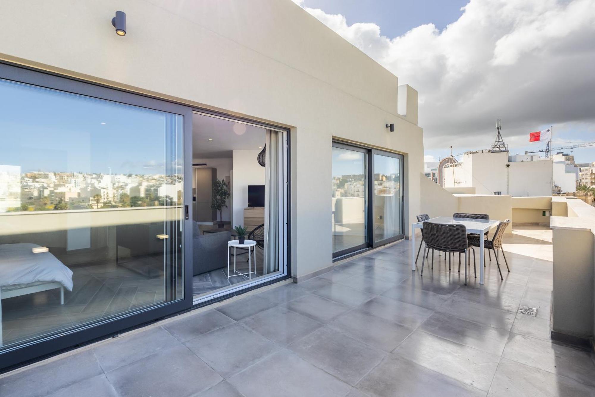 The Cube - Designer Finished Studio Penthouse By Sf Homes Gzira Exterior foto