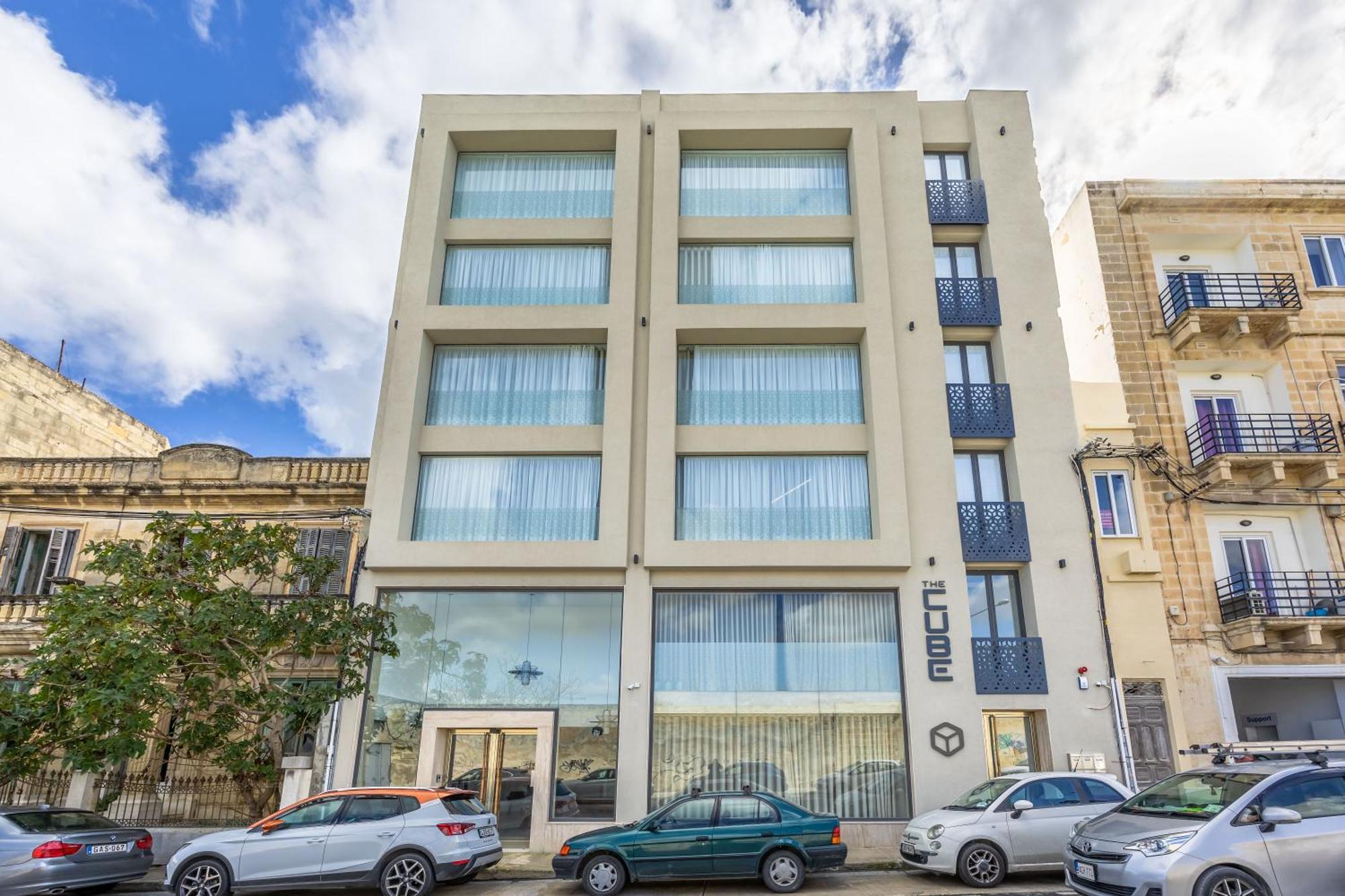 The Cube - Designer Finished Studio Penthouse By Sf Homes Gzira Exterior foto